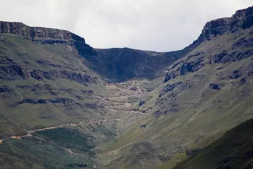 Front of the Sani Pass