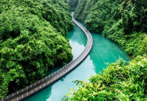 The Enchanting Floating Bridge of Shiziguan, China