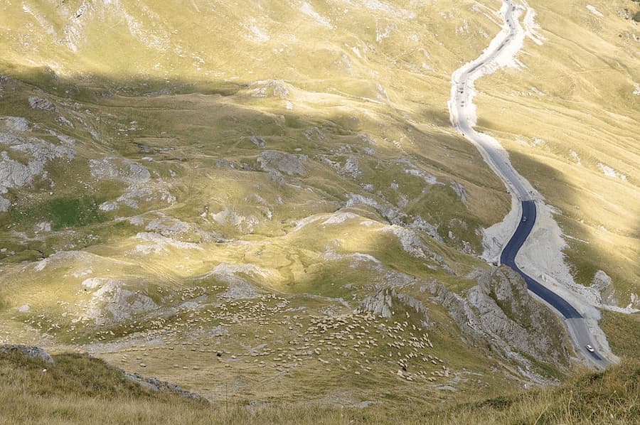 Transalpina from the top